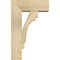 Ekena Millwork Merced Block Rough Sawn Bracket w/ Offset Brace, Douglas Fir, 6"W x 14"D x 22"H BKT0604X14X22MRC05RDF - alternate 2